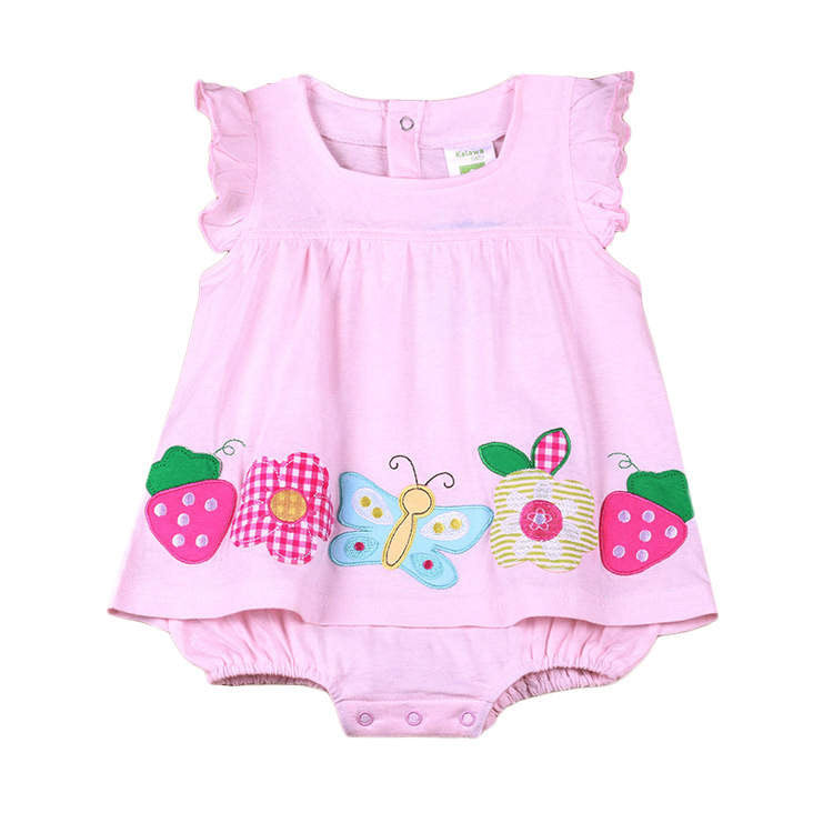 (Strawberry) Pink Colorful Dress