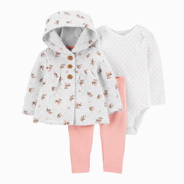 3 Piece (Pink & White) Set